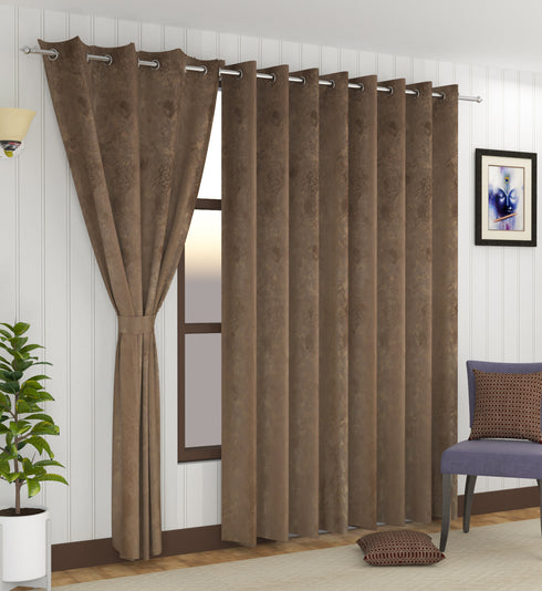 Cambridge Curtain by Florida - Curtains For Living Room Bedroom Balcony Made of Suede and Solid Colors